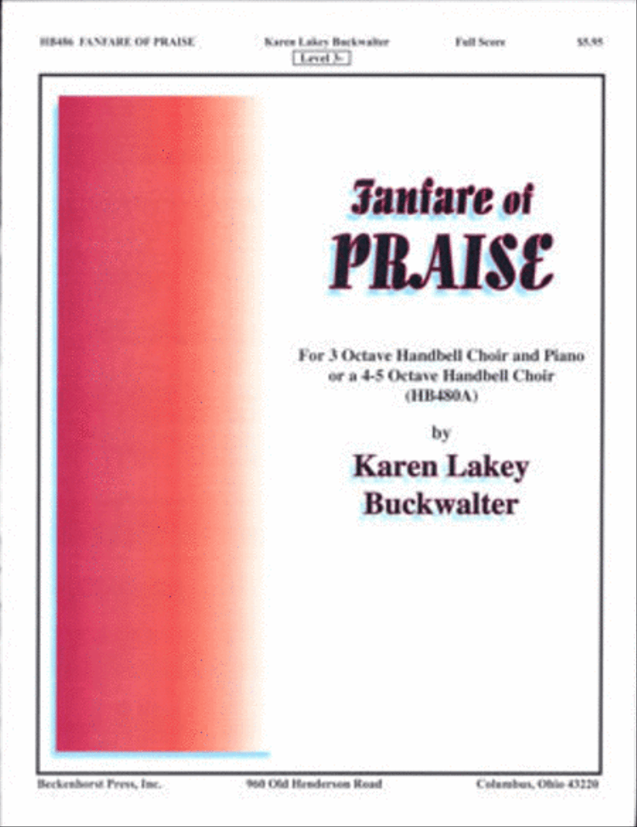 Fanfare of Praise - full score - 3 octaves 3-Octaves scores gallery preview page 1