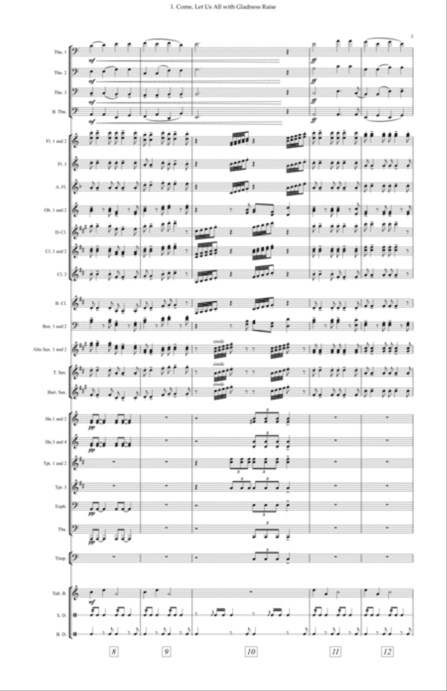 The Brethren's Voice Concert Band scores gallery preview page 5