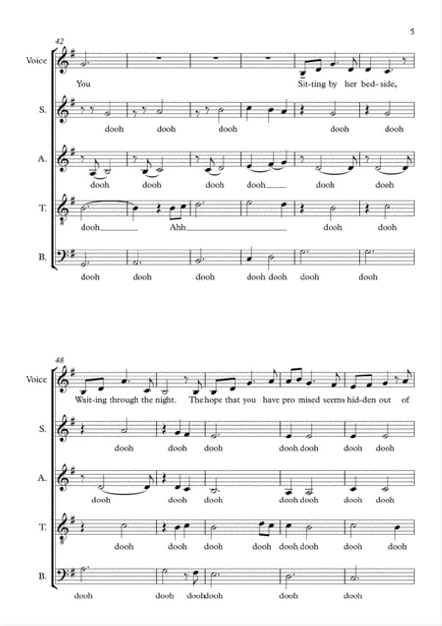 I believe in miracles 4-Part scores gallery preview page 5