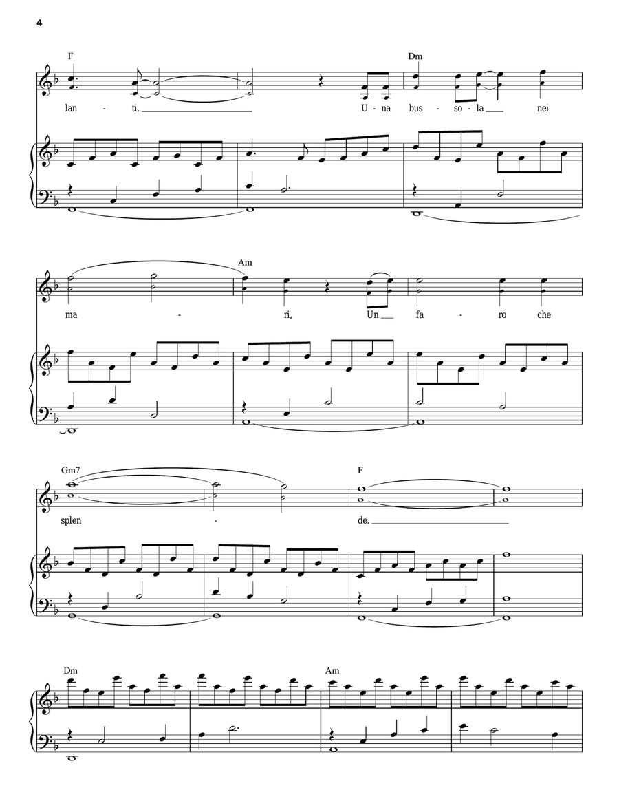 Nei Tuoi Occhi Nei Tuoi Occhi Piano, Vocal, Guitar scores gallery preview page 4