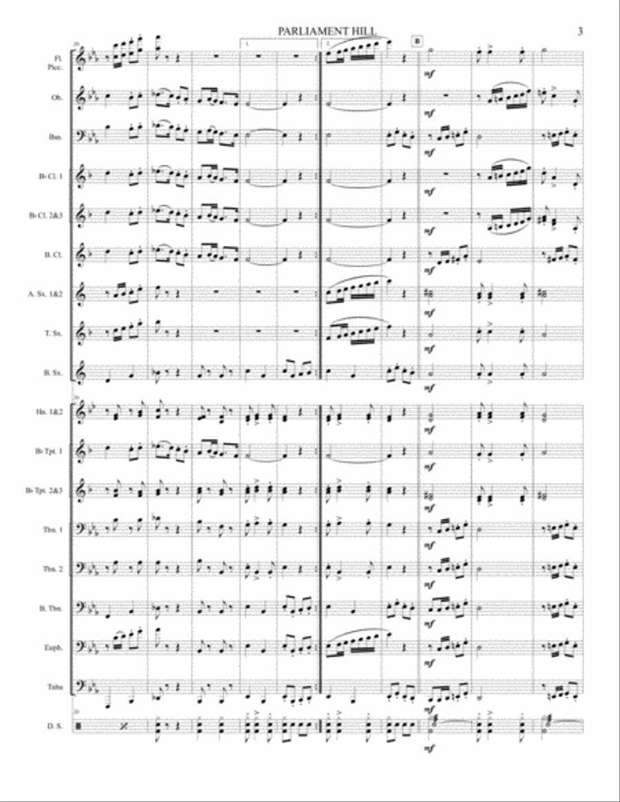 Parliament Hill Parliament Hill Concert Band scores gallery preview page 4