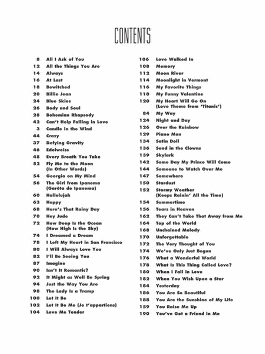 The Best Songs Ever – 8th Edition Electronic Keyboard scores gallery preview page 3