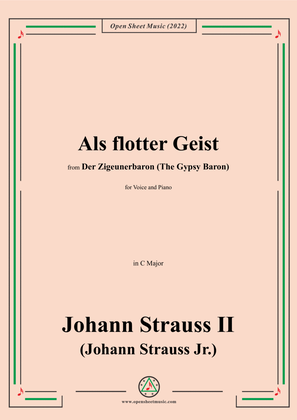 Johann Strauss II-Als flotter Geist,in C Major