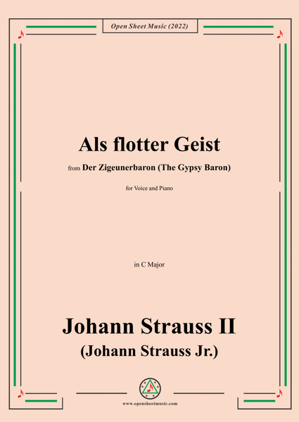 Johann Strauss II-Als flotter Geist,in C Major image number null