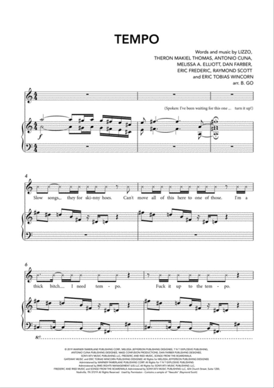 Tempo Voice scores gallery preview page 1