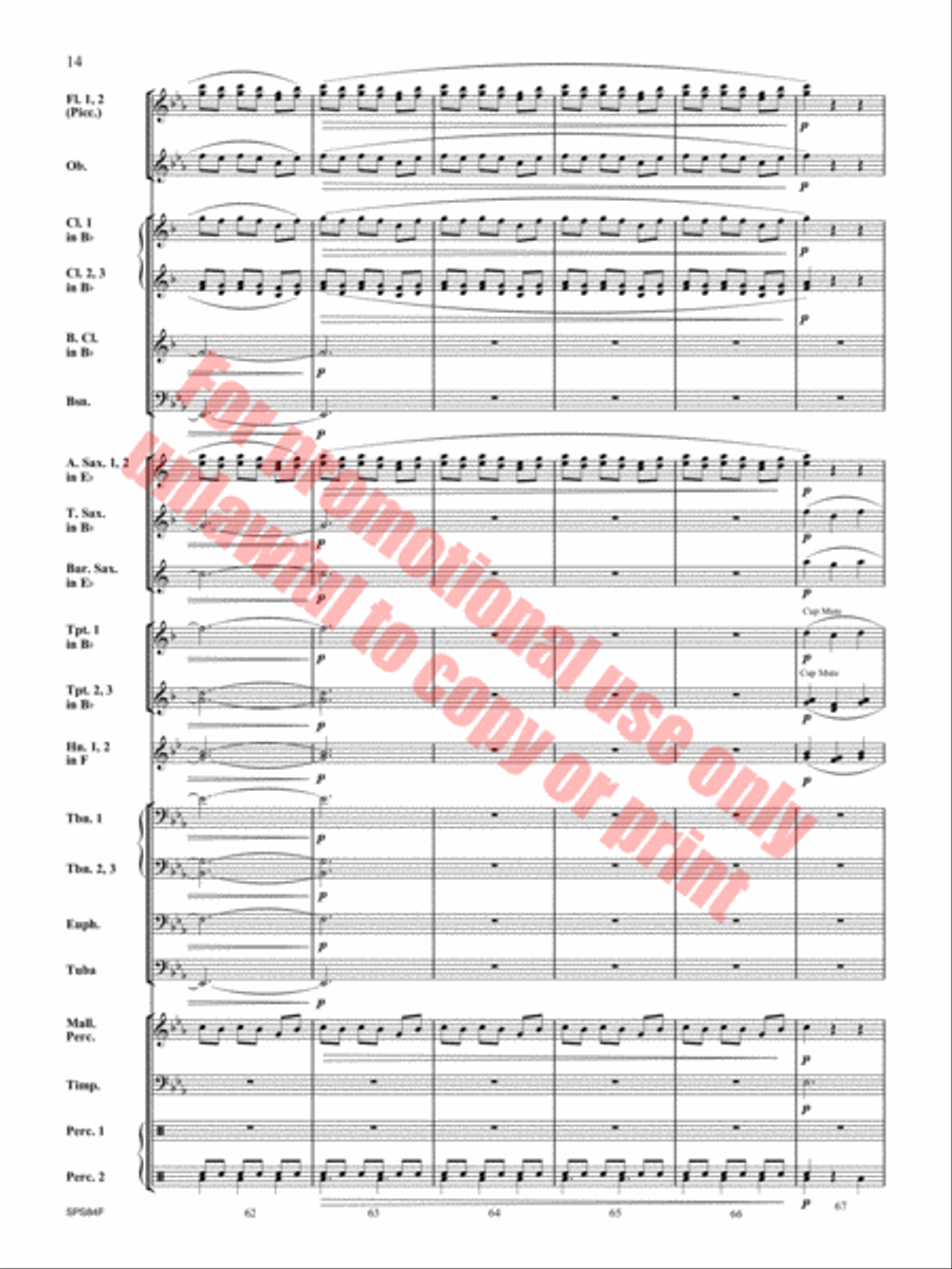 Victory Concert Band scores gallery preview page 15