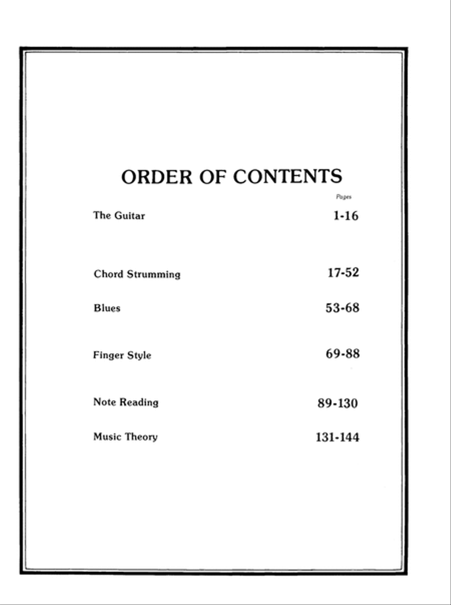 Guitar Class Method Volume 1