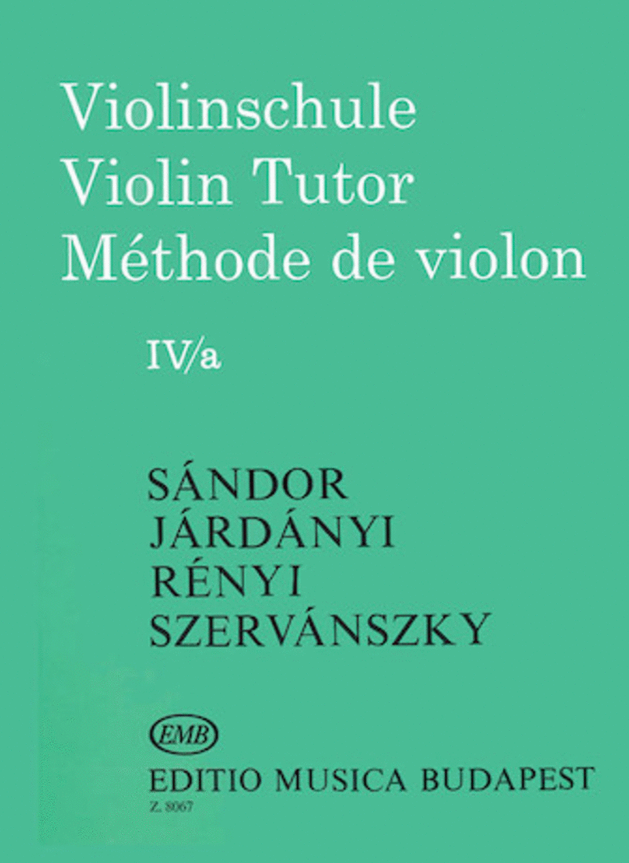 Violin Tutor - Volume 4A