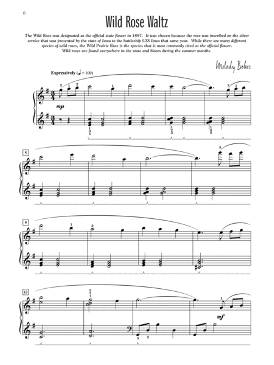 Postcards from Iowa Piano Solo scores gallery preview page 3