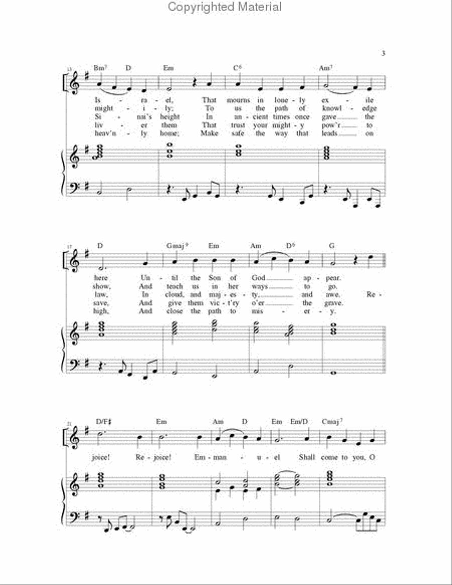 Come, O Come, Emmanuel / O Antiphons