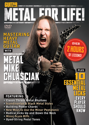Book cover for Guitar World -- Metal for Life!