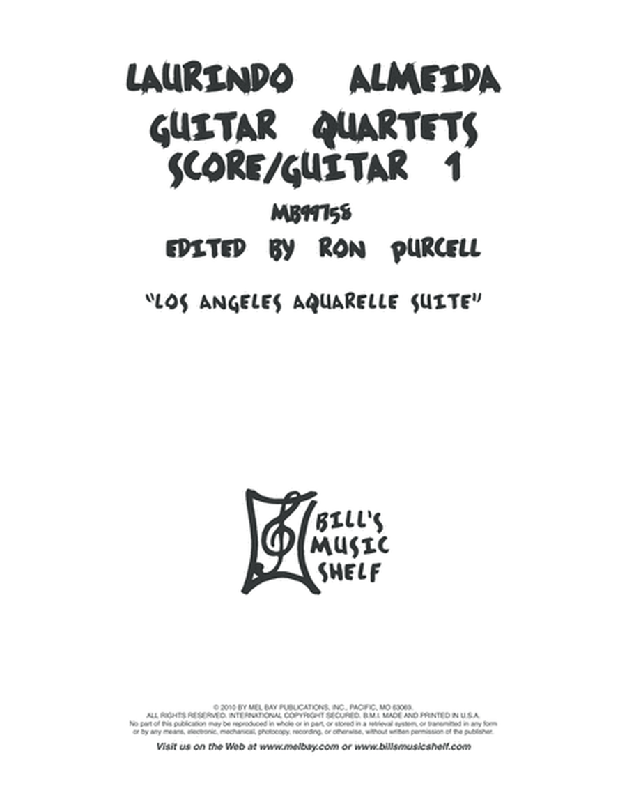 Laurindo Almeida Guitar Quartets