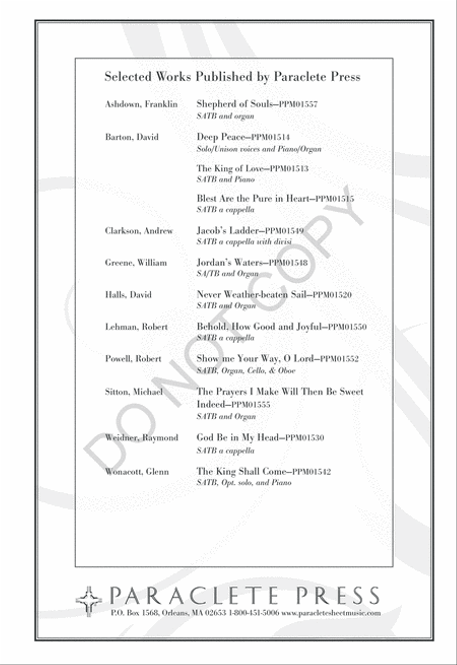 Serenity 4-Part scores gallery preview page 17