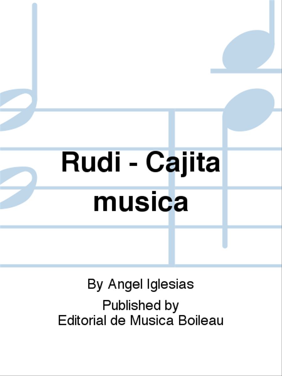 Rudi - Cajita musica Guitar scores gallery preview page 1