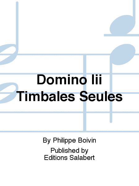 Domino Iii Timbales Seules