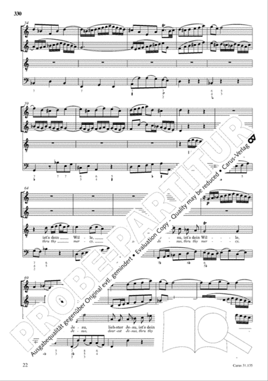 The Complete Sacred Vocal Works (Das geistliche Vokalwerk) Voice scores gallery preview page 331