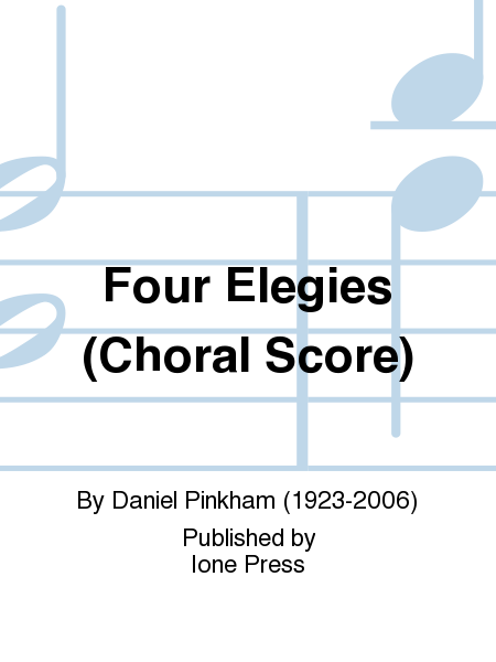 Four Elegies (Choral Score)