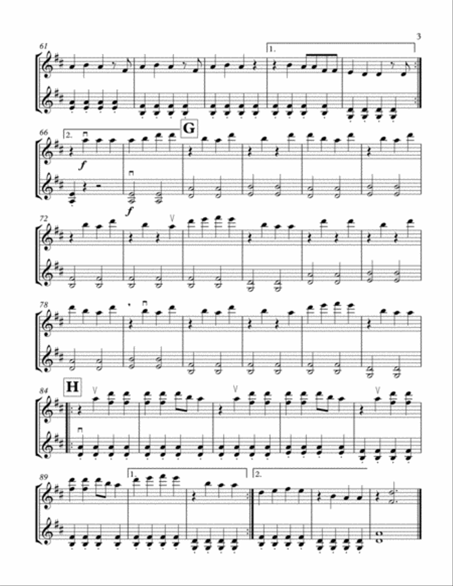 Roar Roar String Duet scores gallery preview page 4