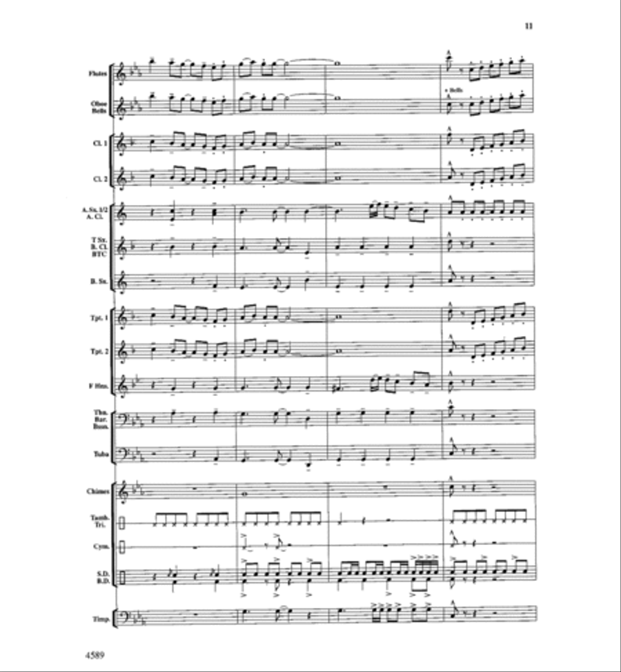 Copper Mountain Legend Concert Band scores gallery preview page 12