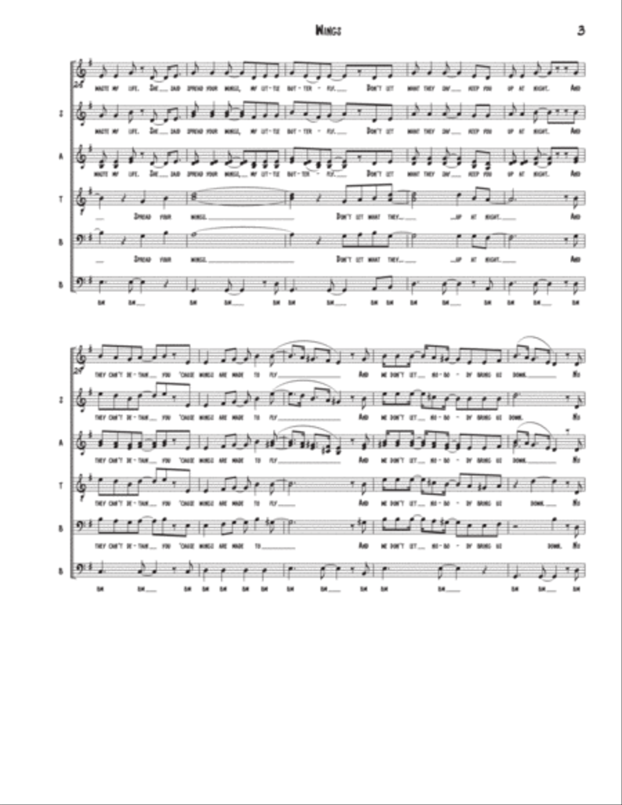 Wings Divisi scores gallery preview page 3