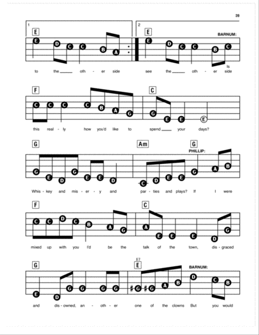 The Other Side (from The Greatest Showman) School and Community scores gallery preview page 4