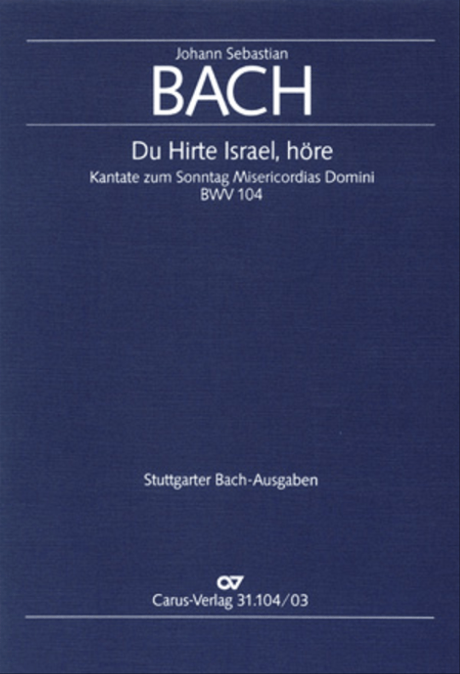 O shield of Israel, hear us (Du Hirte Israel, hore) TB scores gallery preview page 1