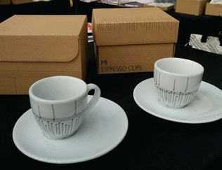 espresso cups 2 pcs