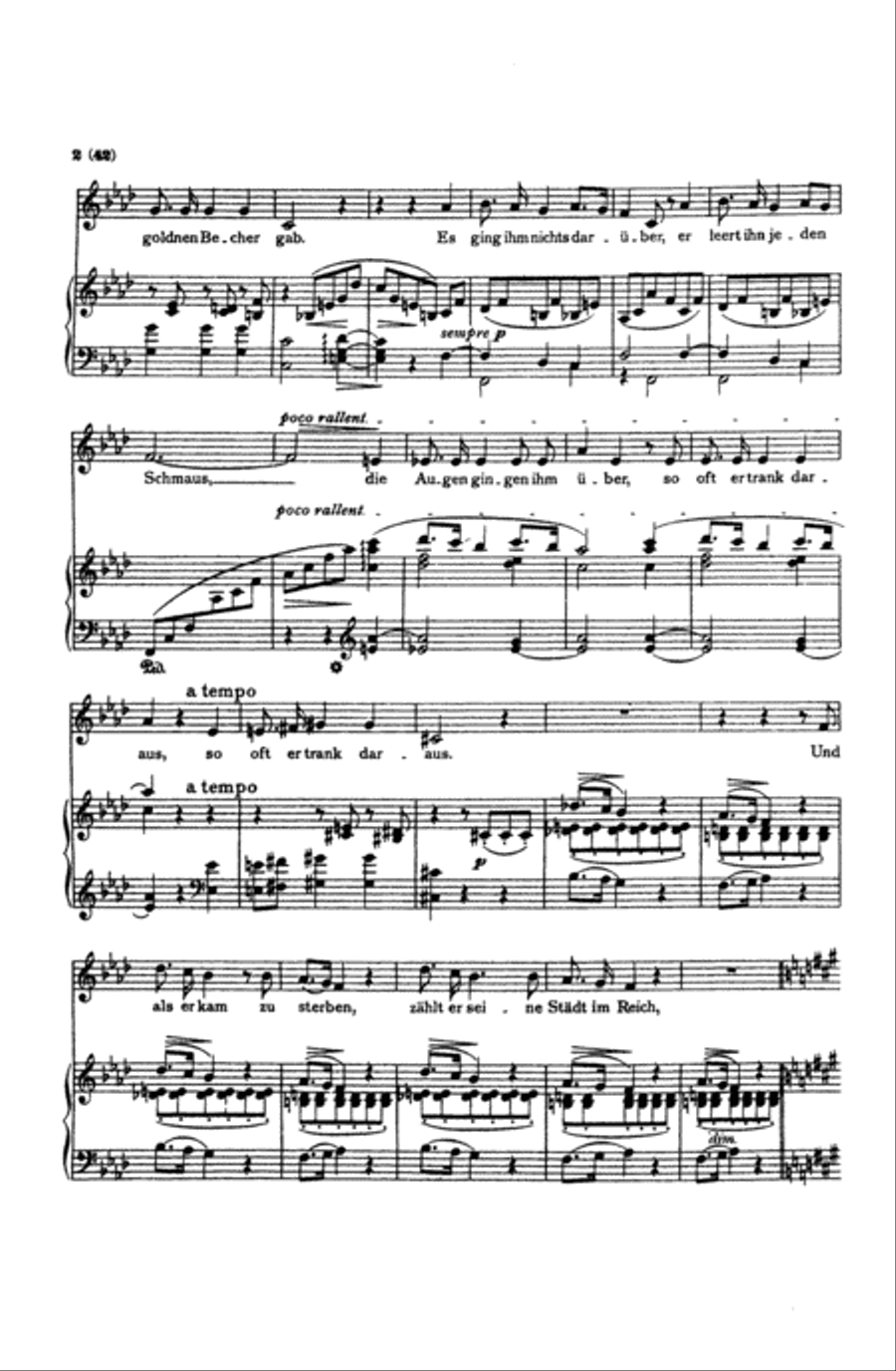 Liszt: Songs, Volume III, Nos. 1-22 (German) Voice scores gallery preview page 2
