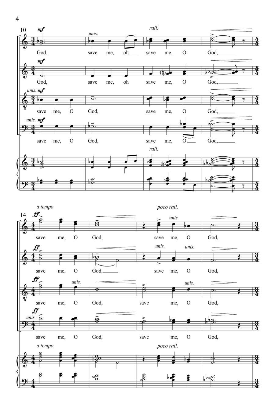 Save Me, O God Divisi scores gallery preview page 4