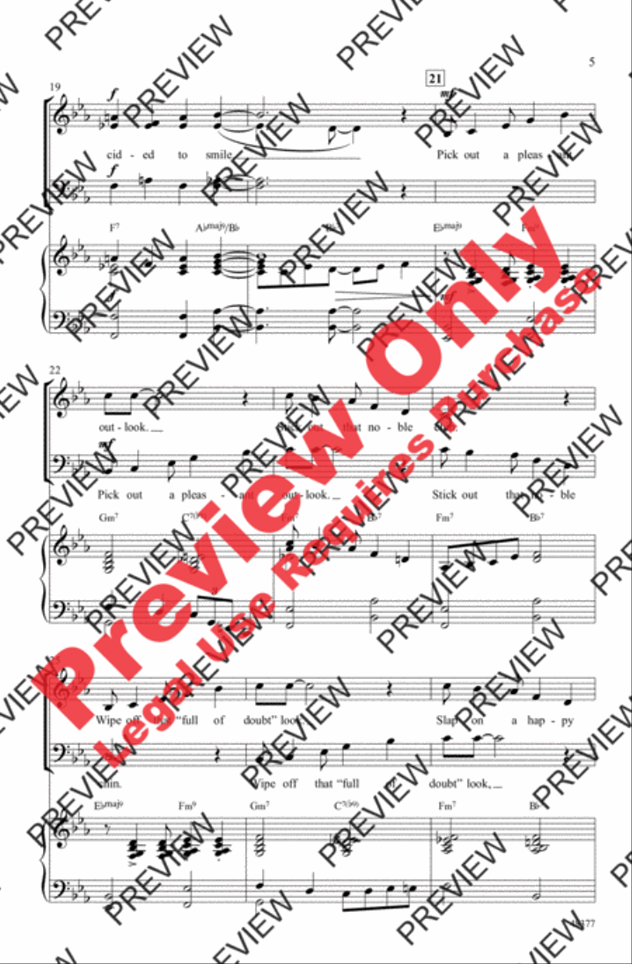 Happy Face Medley Happy Face Medley 4-Part scores gallery preview page 5
