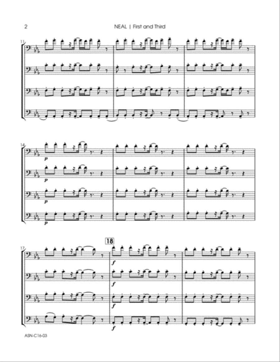 First and Third Trombone Solo scores gallery preview page 6