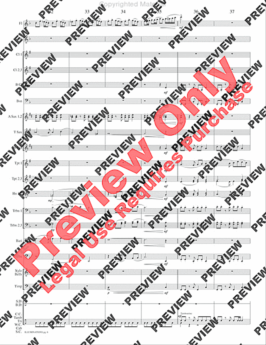 Illuminations Concert Band scores gallery preview page 9