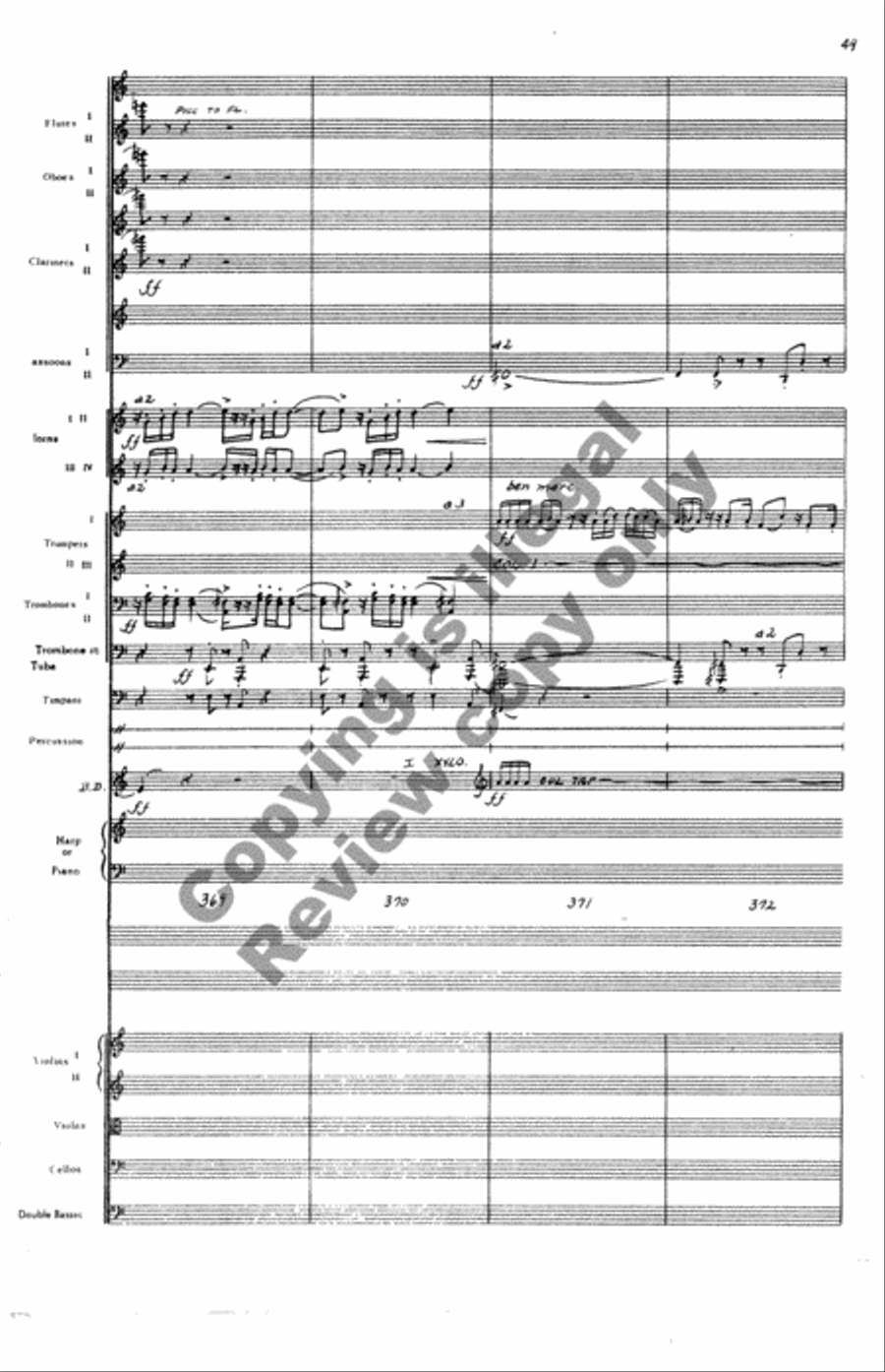 Concerto for Orchestra Full Orchestra scores gallery preview page 127