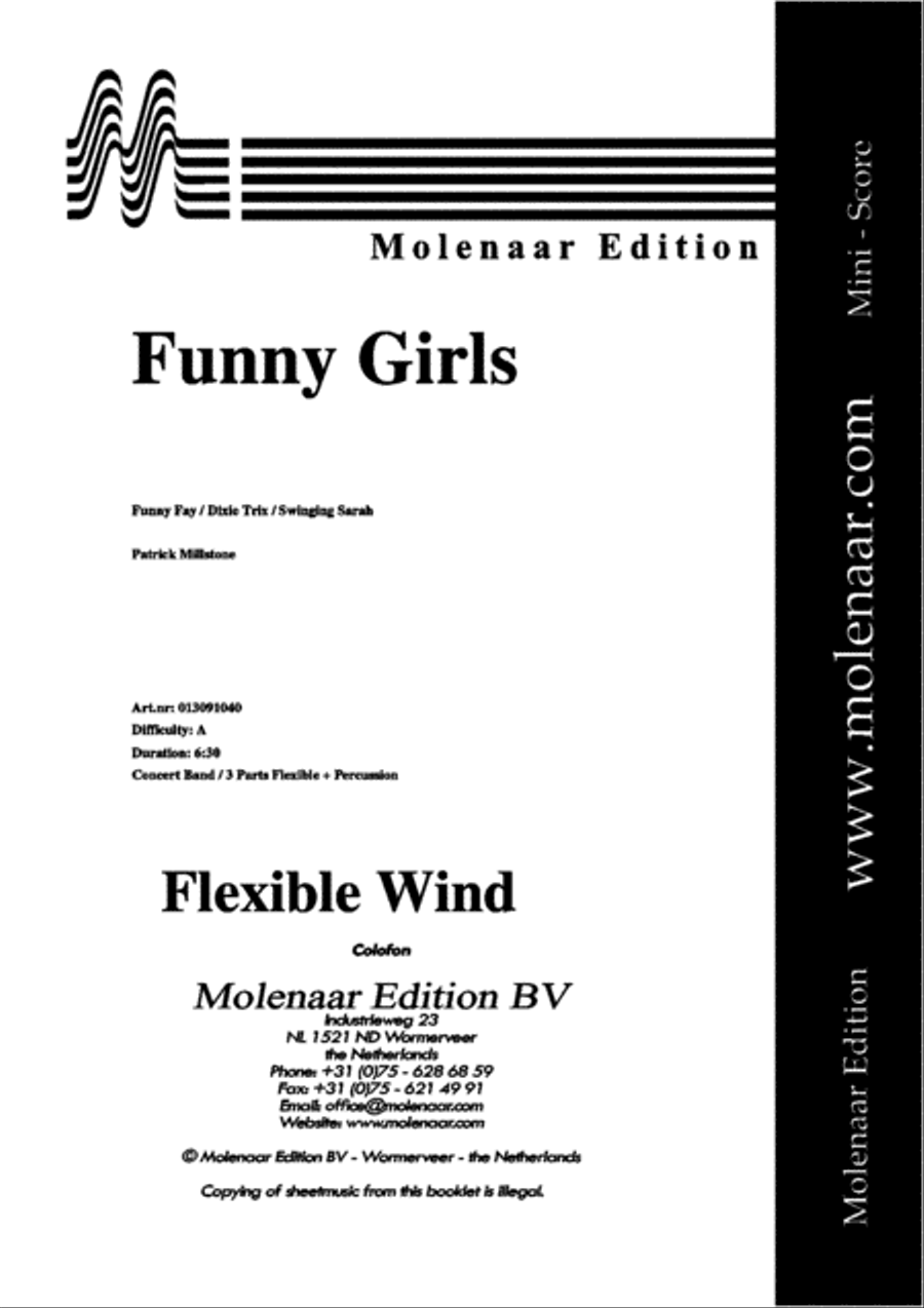 Funny Girls Concert Band scores gallery preview page 2