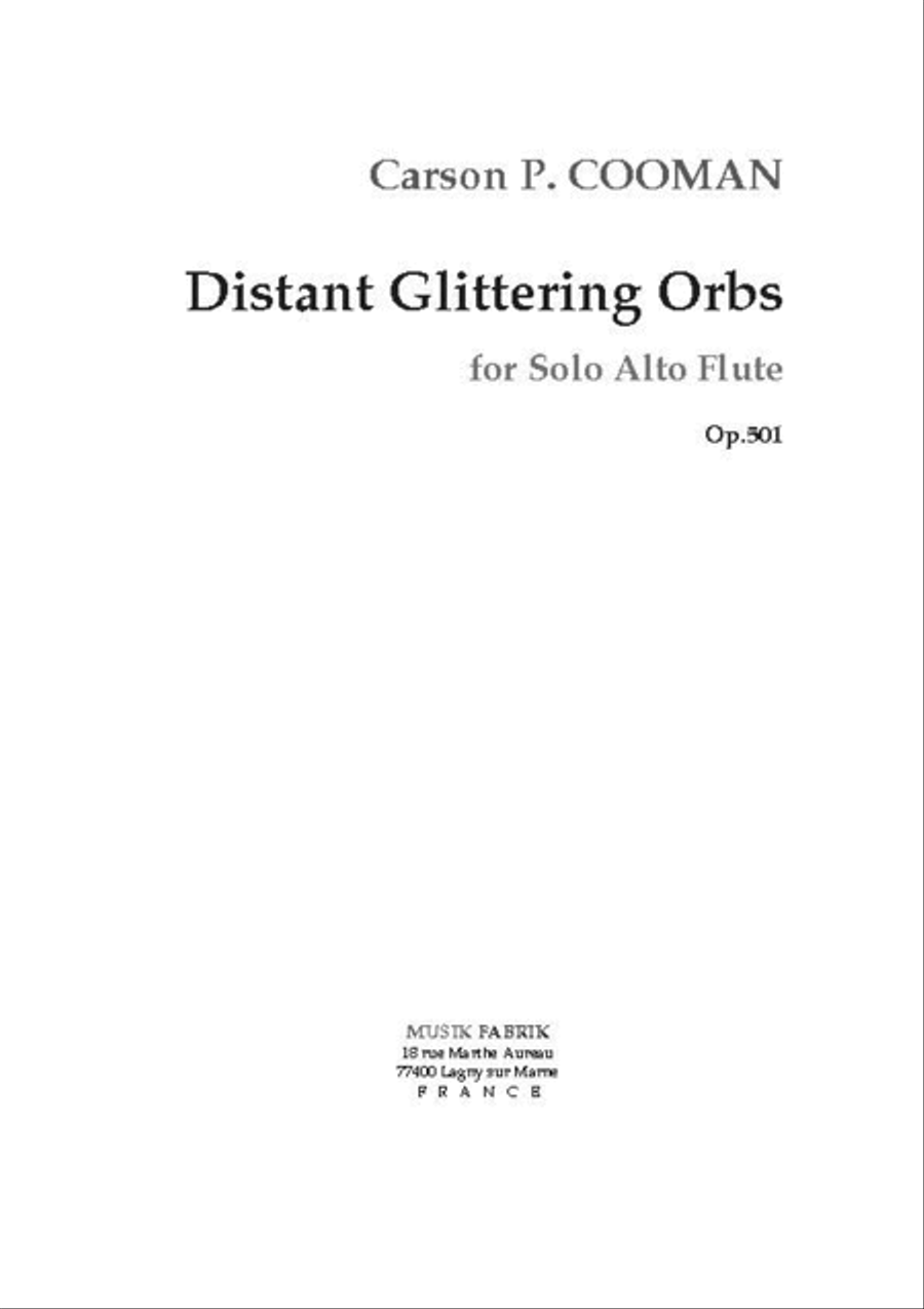 Distant Glittering Orbs Distant Glittering Orbs Flute scores gallery preview page 1