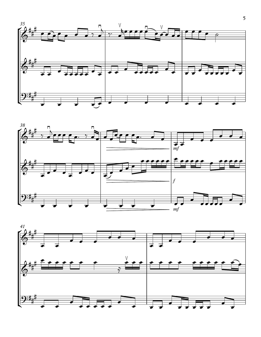Best Day Ever String Trio scores gallery preview page 5