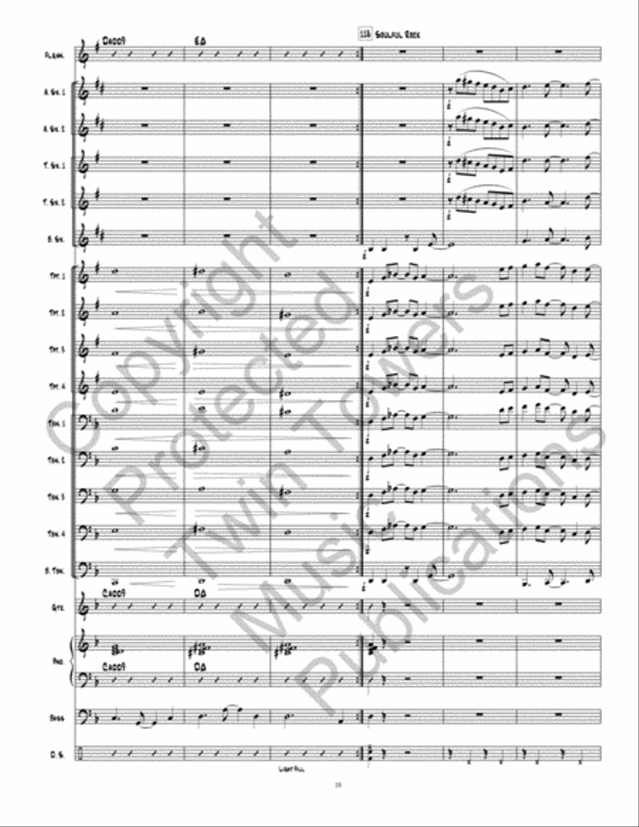 Mr. Clary Jazz Ensemble scores gallery preview page 19