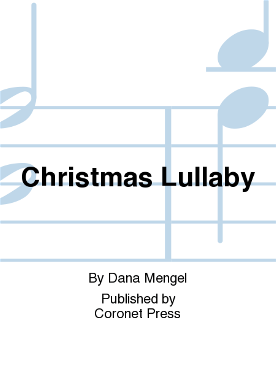 Christmas Lullaby 4-Part scores gallery preview page 1