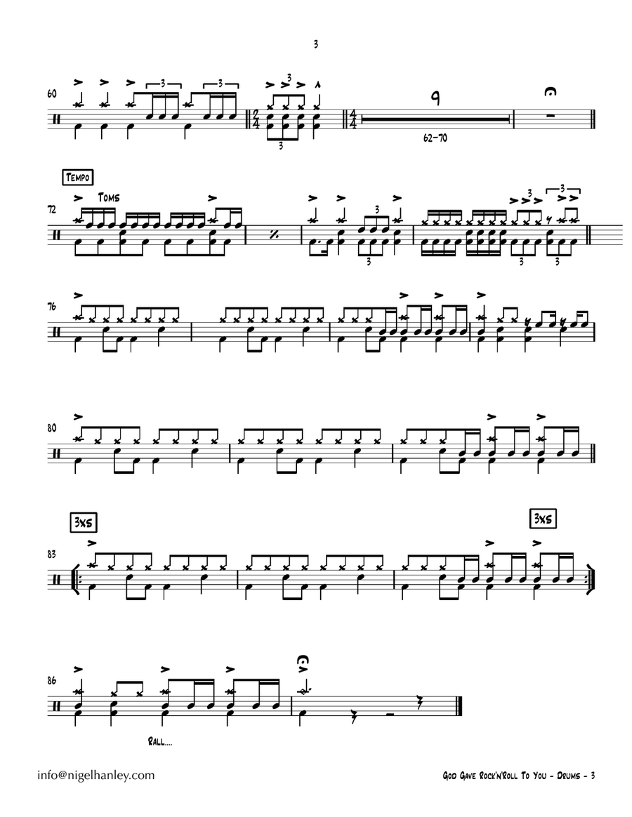 God Gave Rock And Roll To You Jazz Ensemble scores gallery preview page 4