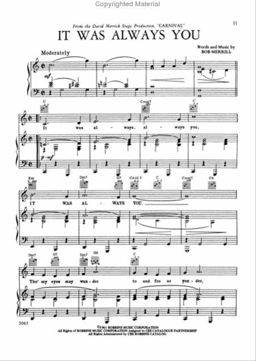 Carnival - Vocal Selections Piano, Vocal, Guitar scores gallery preview page 4