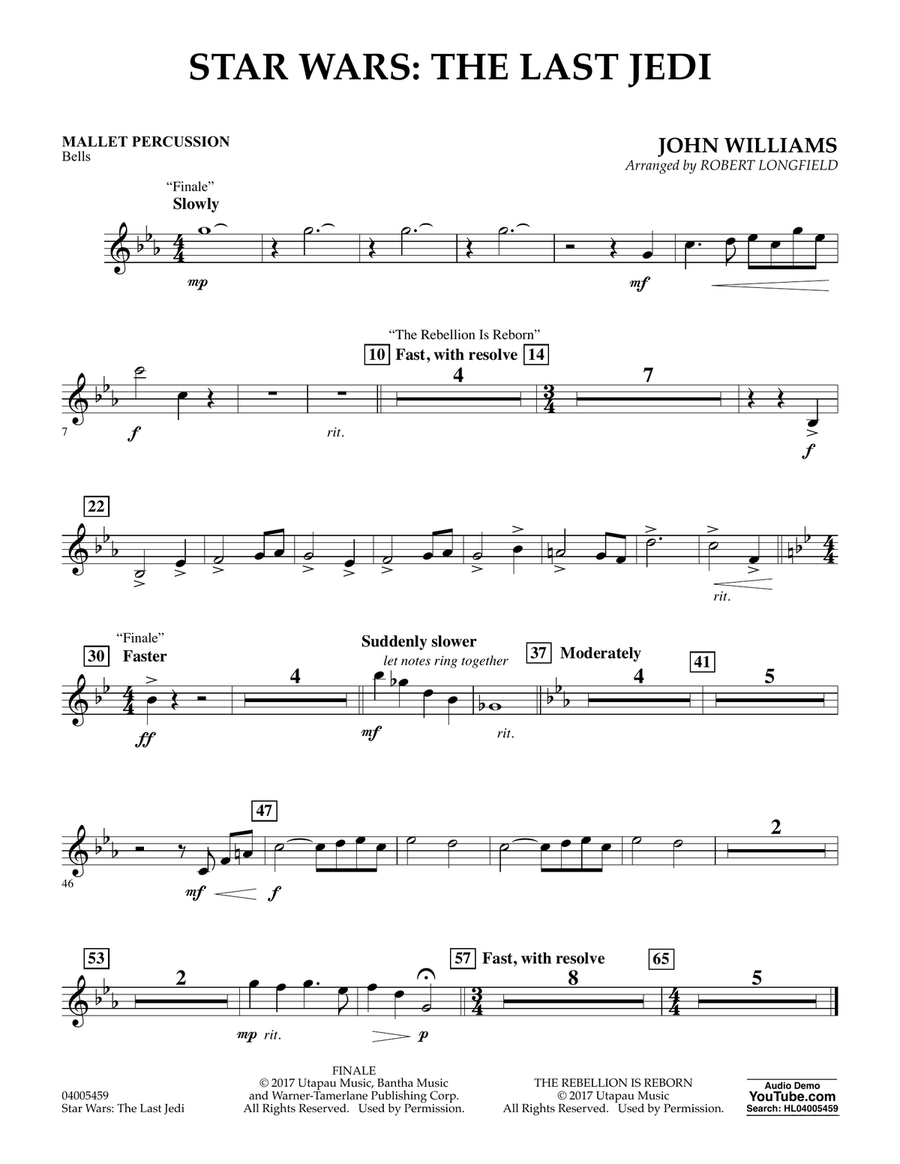 Star Wars: The Last Jedi - Mallet Percussion