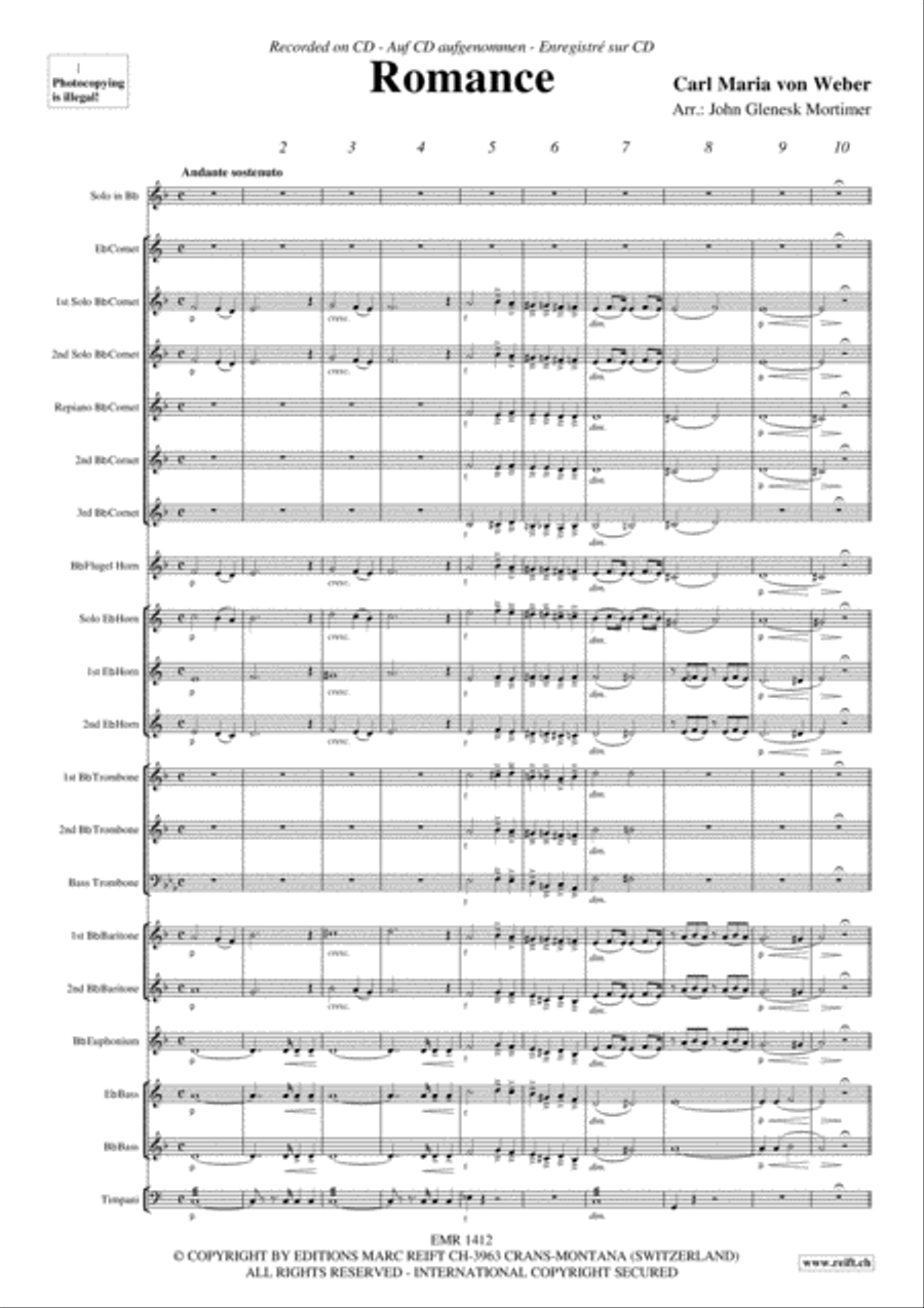 Romance Brass Band scores gallery preview page 3