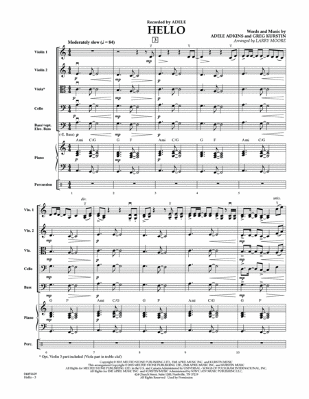 Hello - Conductor Score (Full Score)