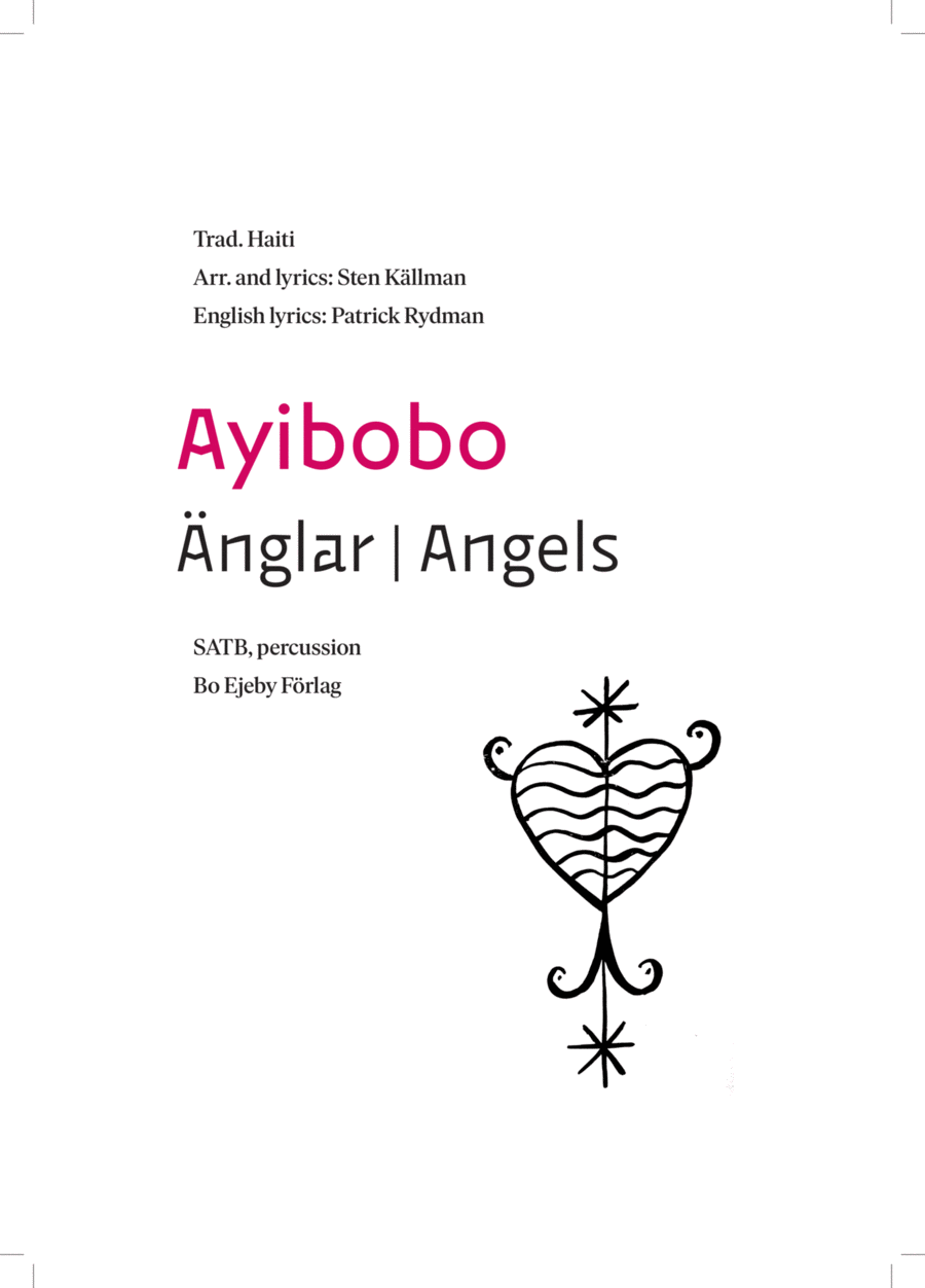Ayibobo 4-Part scores gallery preview page 1