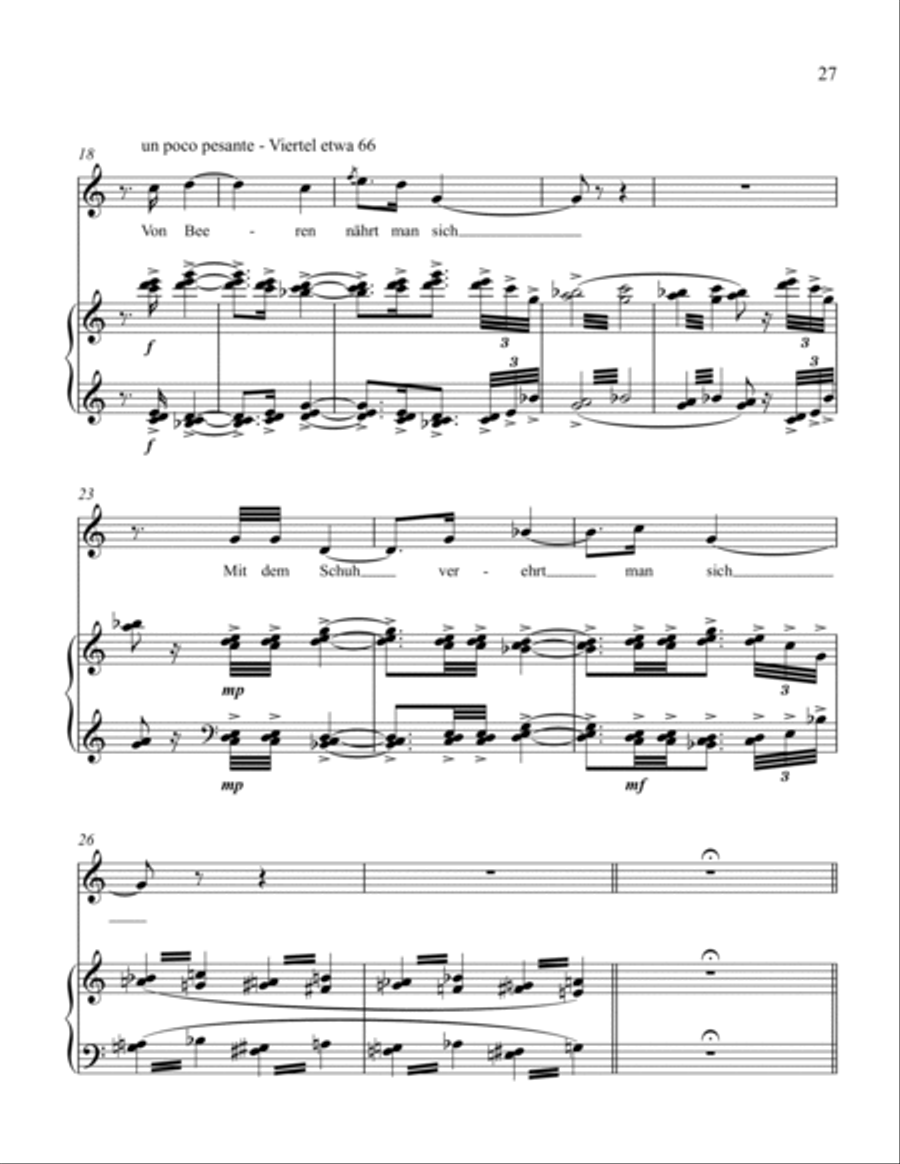Lieder nach Meret Oppenheim Voice scores gallery preview page 4