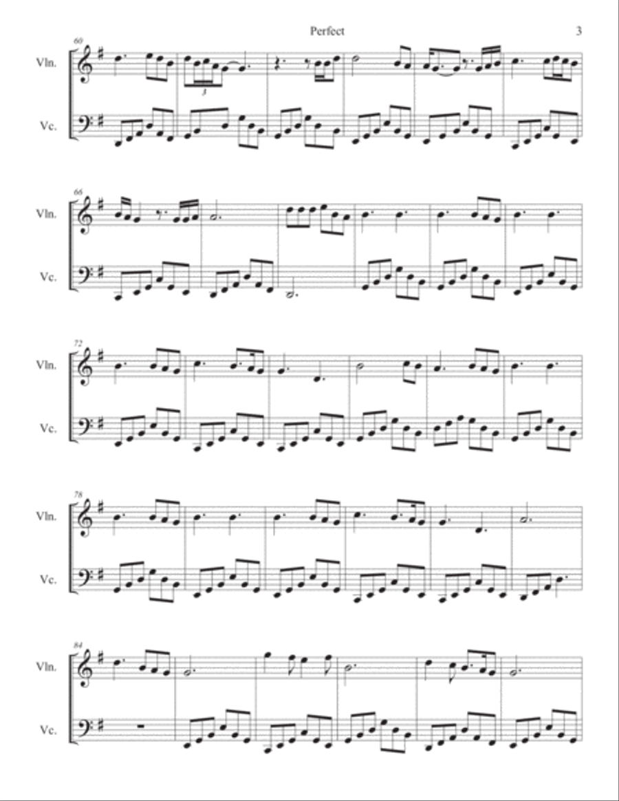 Perfect Perfect String Duet scores gallery preview page 3