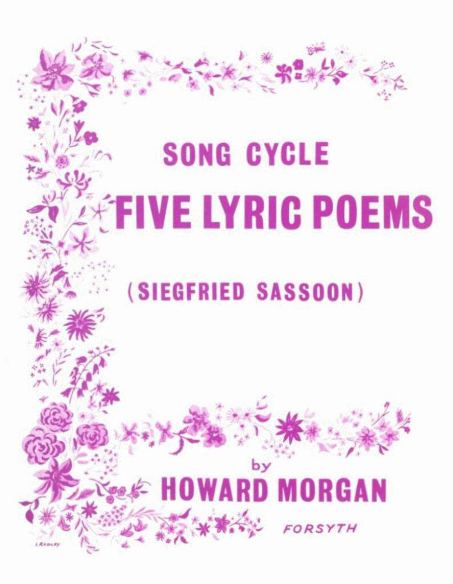 Five Lyric Poems (Siegfried Sassoon)