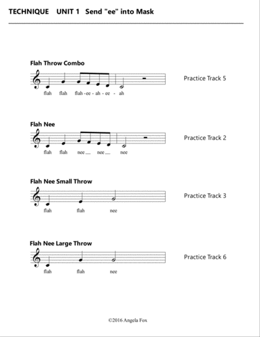 Healthy Vocal Development: Technique Exercises Level 3B Voice scores gallery preview page 4