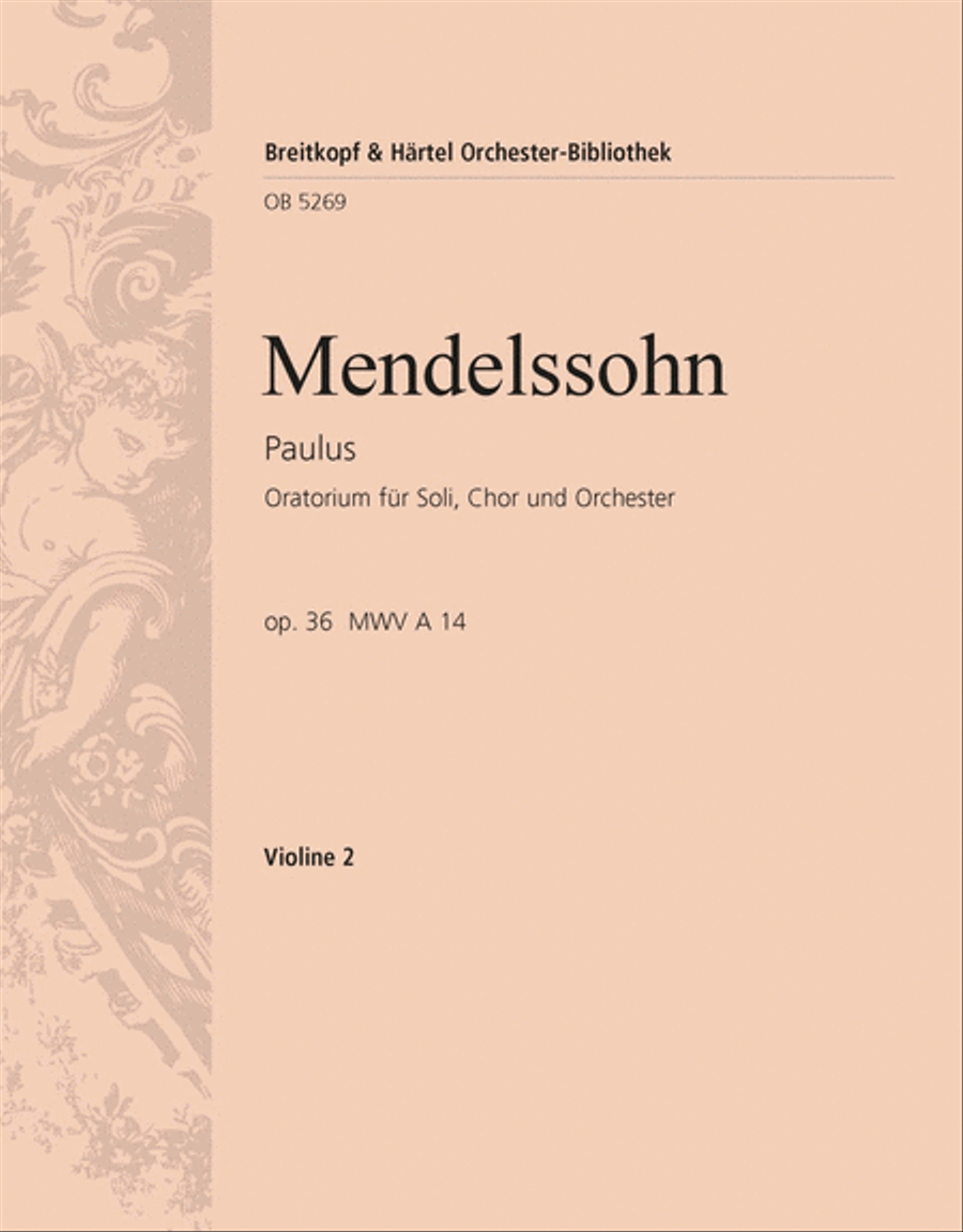Saint Paul Op. 36 MWV A 14 SSAATB scores gallery preview page 1