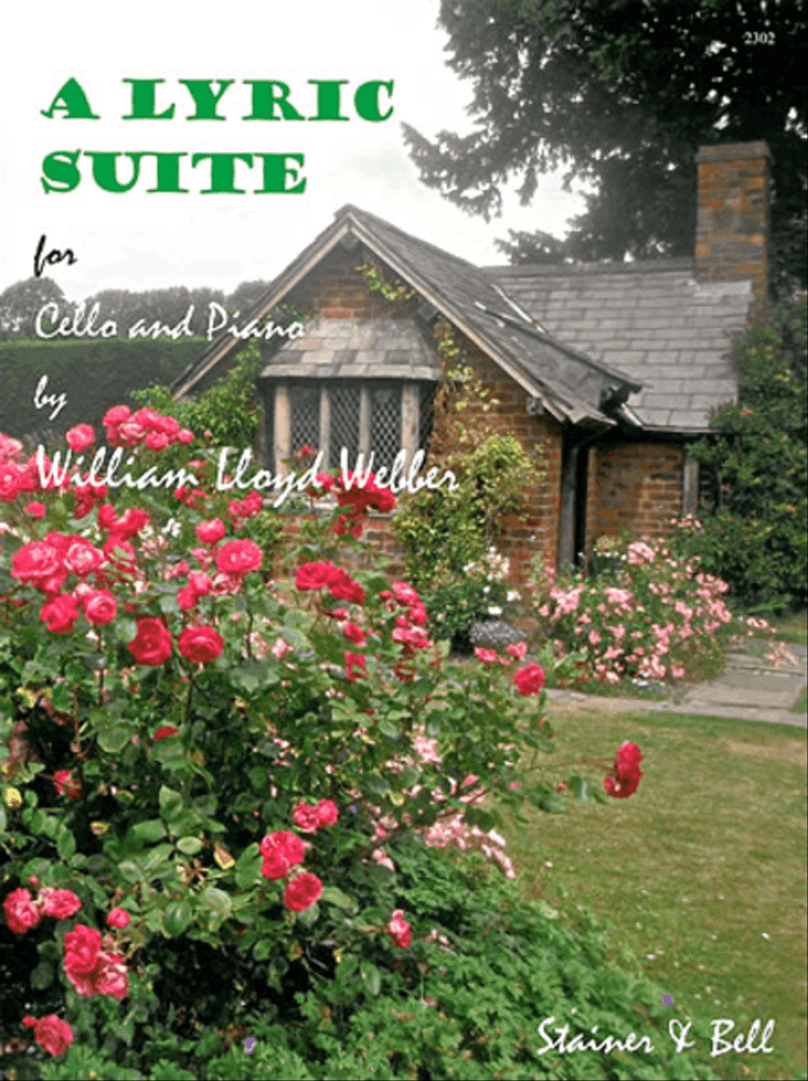 A Lyric Suite for Cello and Piano Piano Accompaniment scores gallery preview page 1